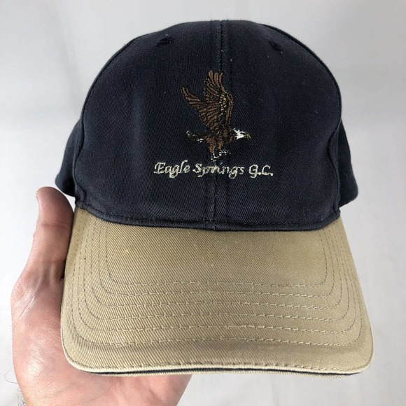 EAGLE SPRINGS GC HAT CAP ADJUSTABLE ONE SIZE FITS MOST STRAP BACK OSF DISCOLORED - Picture 15 of 16